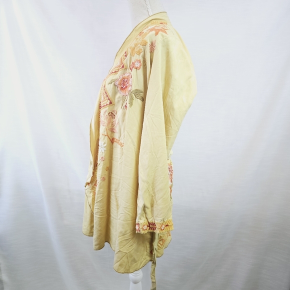 NWT Driftwood Abby Harvest Embroidered Kimono/Jacket Large - Picture 9 of 16
